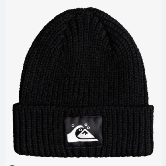 NEW - Quiksilver Womens Recycled Beanie. Black. - Picture 1 of 4